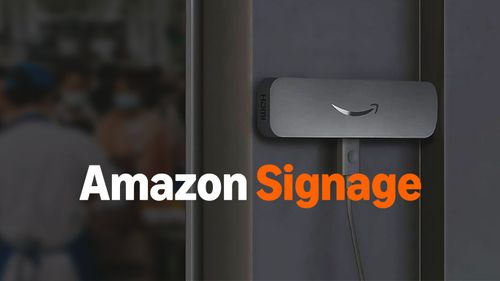 Amazon Signage USB Port