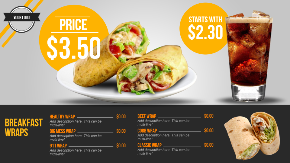 Restaurant menu design.01