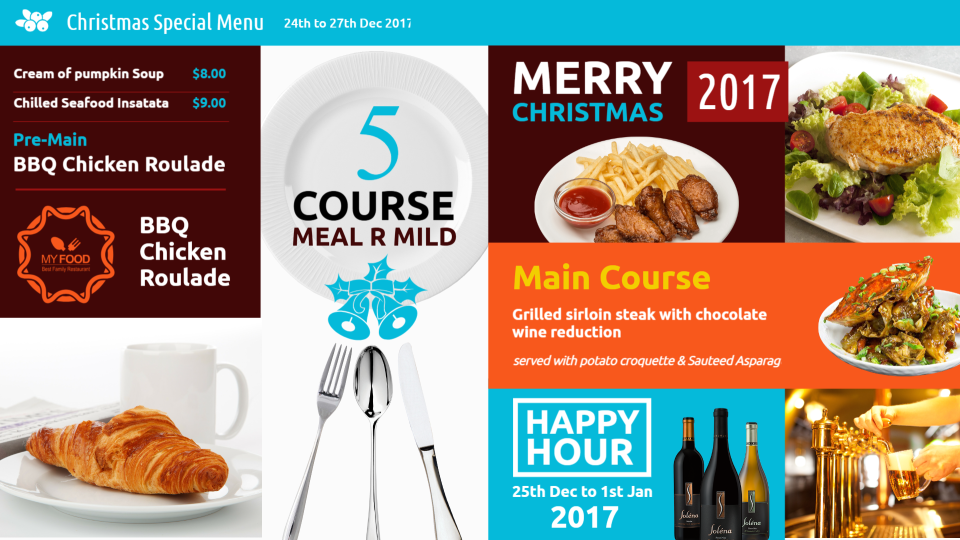 Bistro grill menu board-02