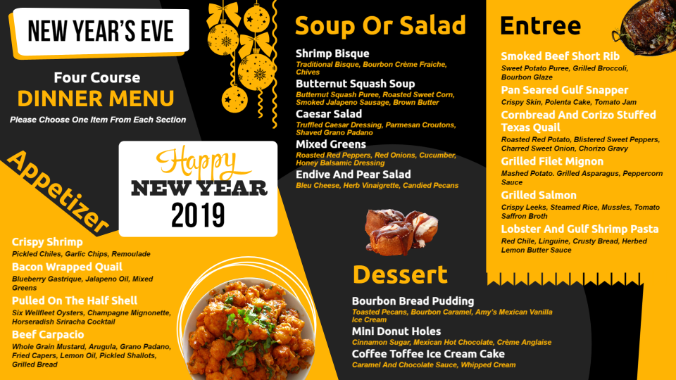 Restaurant Menu Template