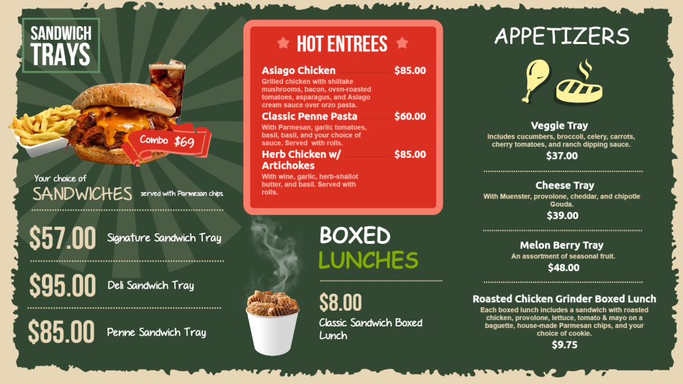 Restaurant Menu Template