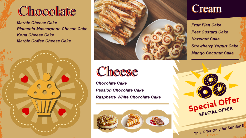 chocolate crème Menu Board chocolate crème Menu Board