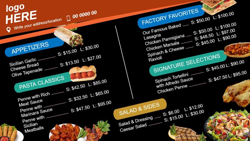 Restaurant menu templates Restaurant menu templates