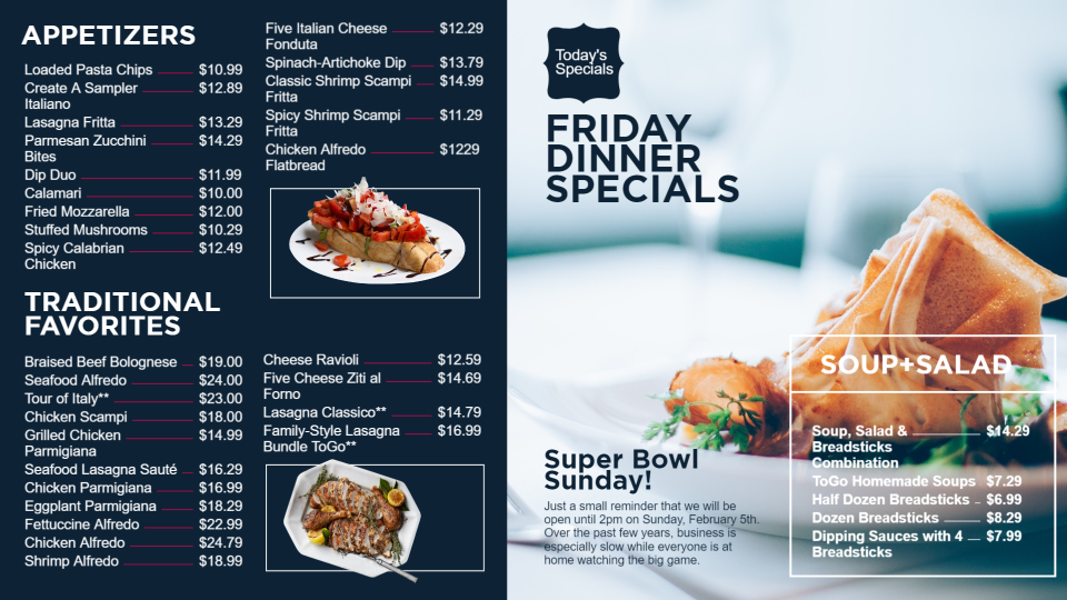 Olive-garden signage template