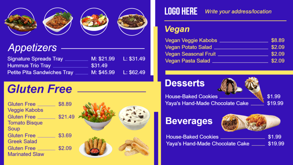 Restaurant menu board-02