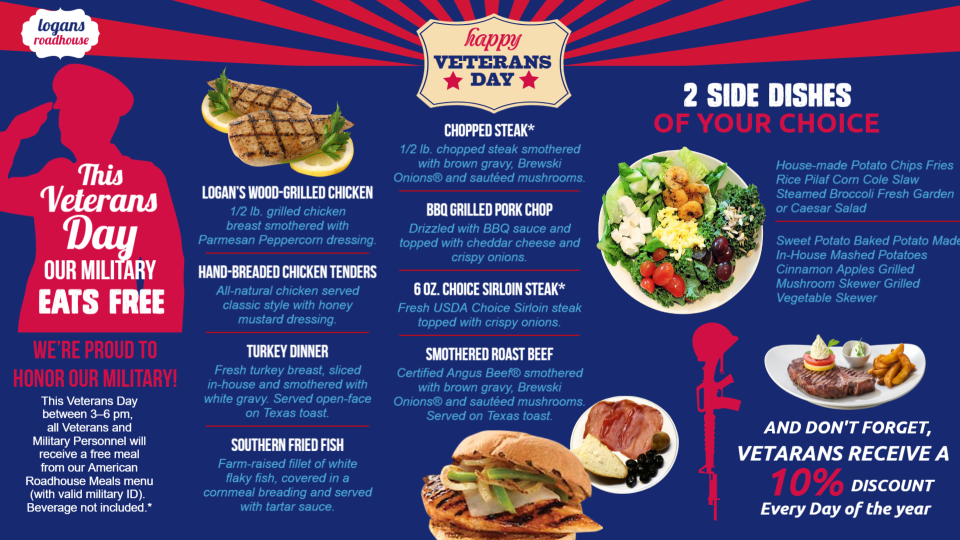 Veterans Day Signage Menu Board