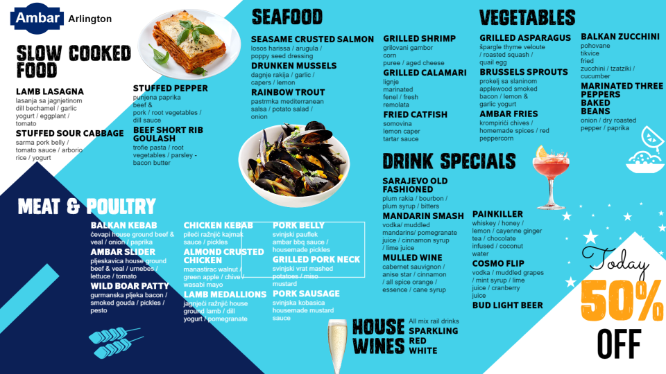 New Year eve menu slide 2