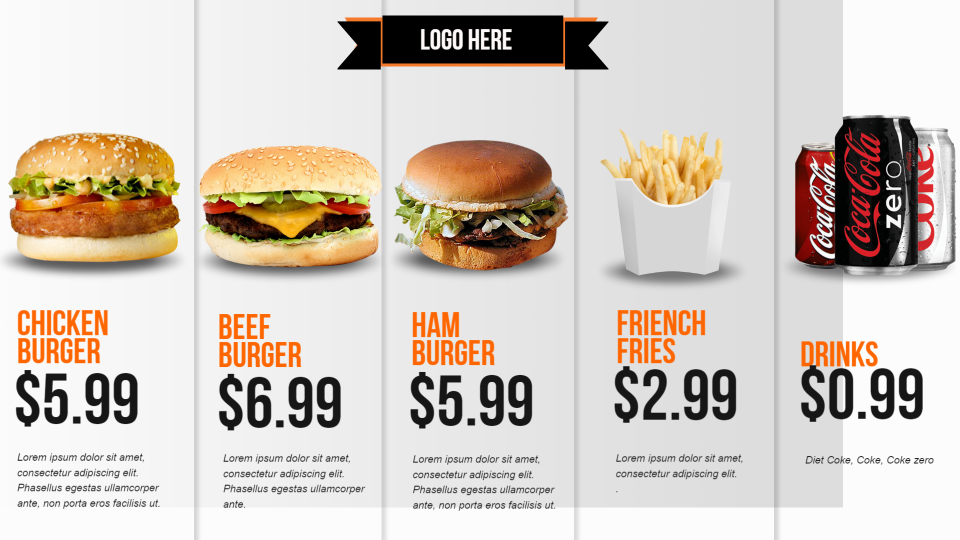 Burger menu