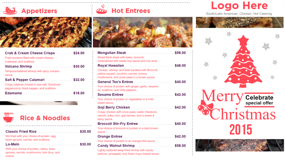 Takeaway menutemplate