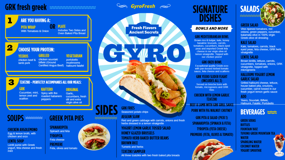 Gyro Menu Concept