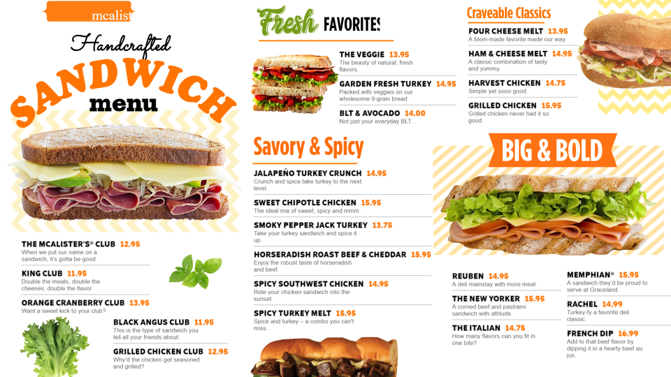 Sandwich Menu Design idea Sandwich Menu Design idea