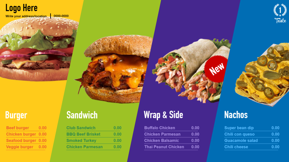Burger menu