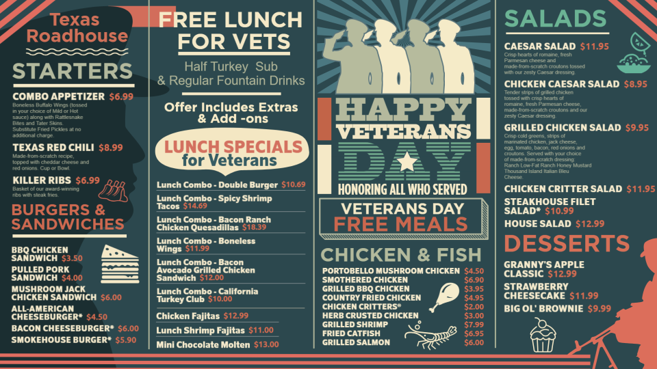 Veterans Day Retro Design