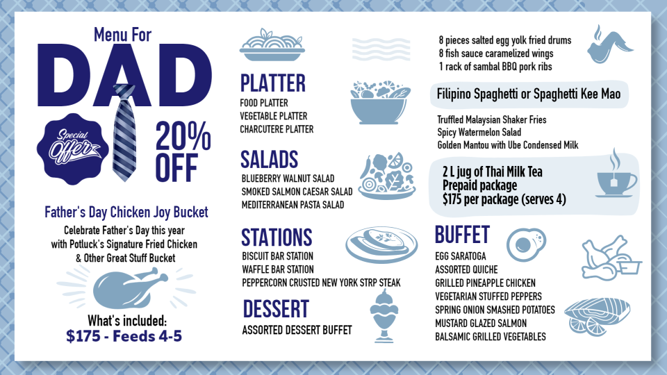 Fathers Day Menu Template Fathers Day Menu Template