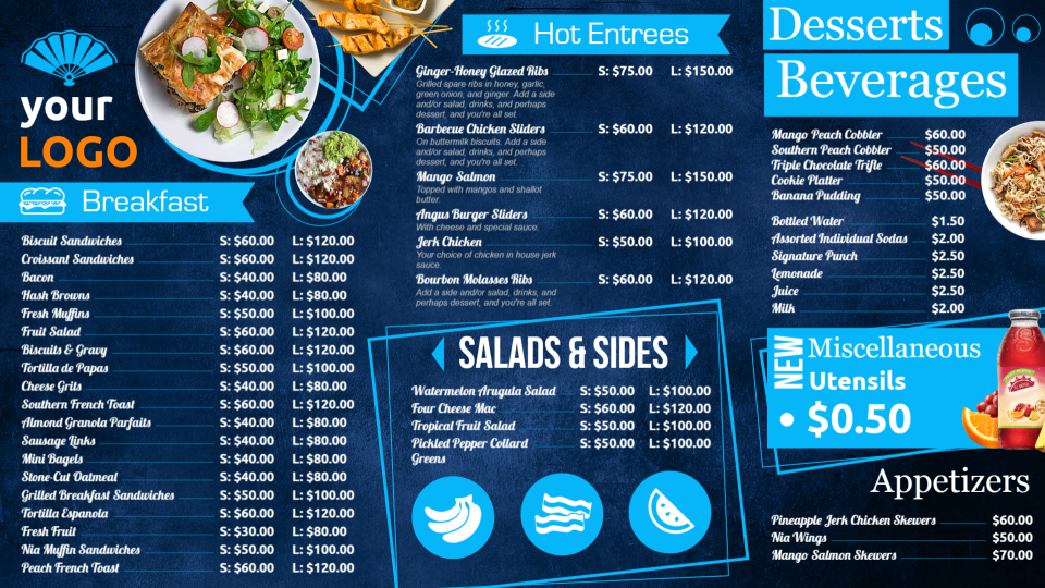 Bakery menu templates-1