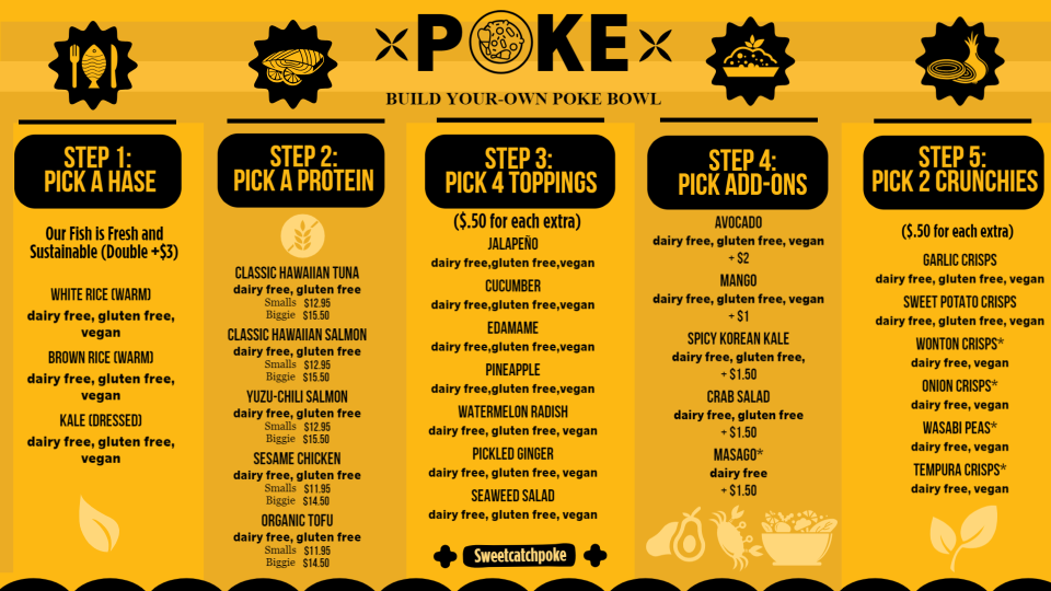 Poke Menu Template