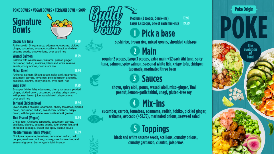 Poke Menu Board Design.01 Poke Menu Board Design.01