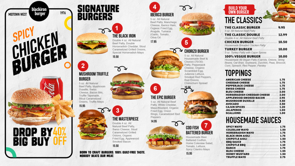 Burger Creative Menu Design-01