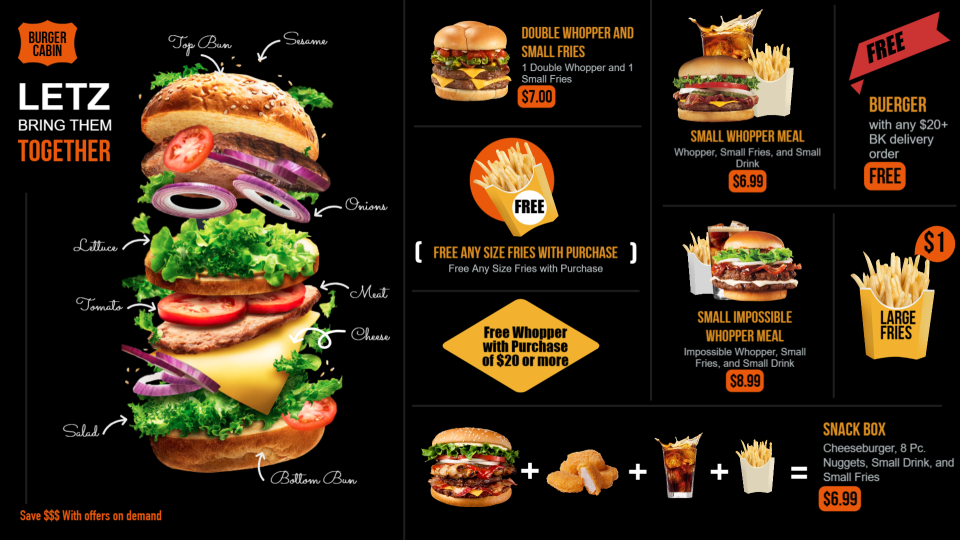 Burger Poster Menu Design Burger Poster Menu Design