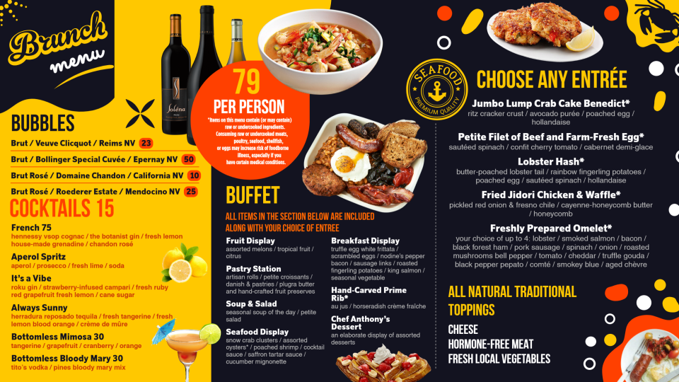 Brunch Menu design Brunch Menu design