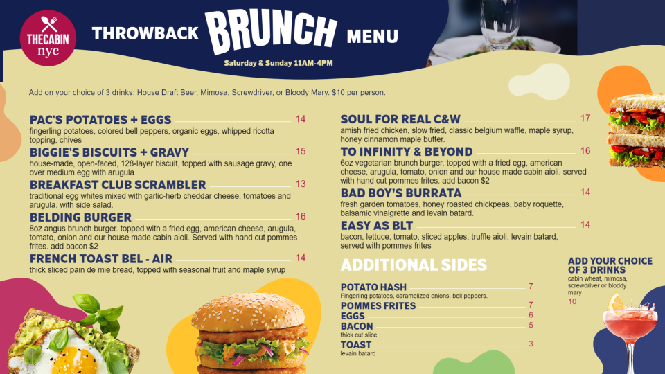 Best Brunch Menu Design Template Best Brunch Menu Design Template