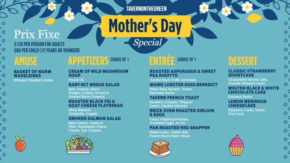 Creative Mothers Day Menu Design Creative Mothers Day Menu Design
