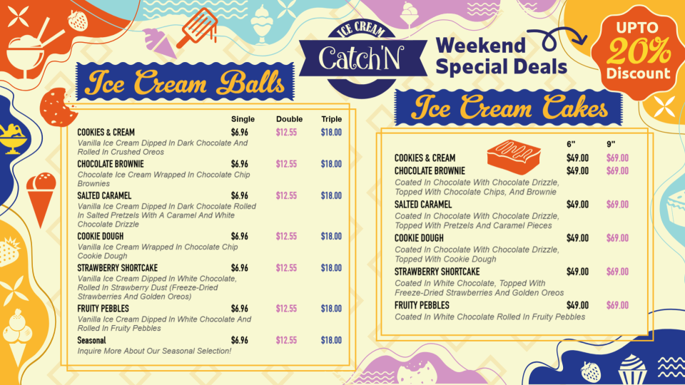 Ice cream Menu Template-01 Ice cream Menu Template-01