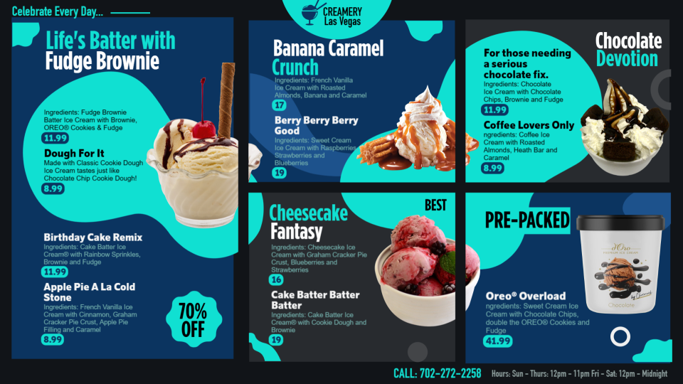 Customize Ice Cream Menu Template Customize Ice Cream Menu Template