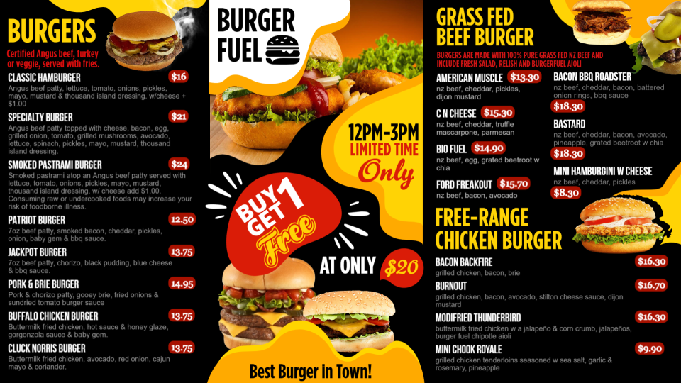 Burger Menu Images Burger Menu Images