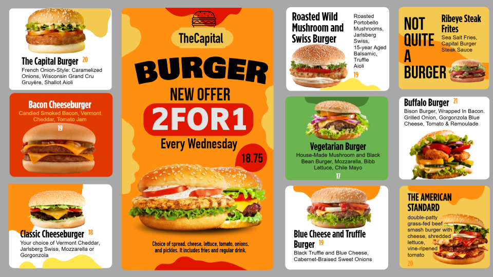 Best Burger Menu Template Best Burger Menu Template