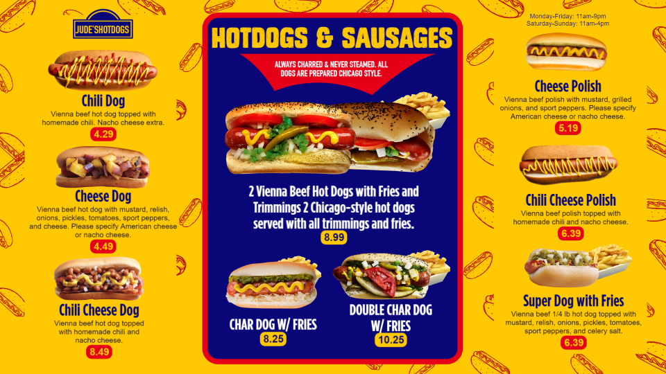 Customizable Hot dogs Templates Customizable Hot dogs Templates