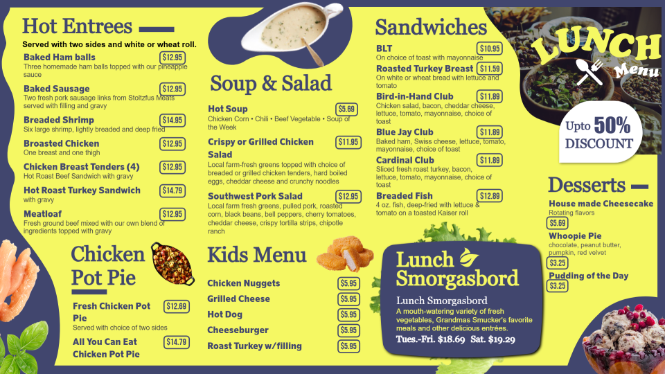 Editable Free Lunch Menu Template Editable Free Lunch Menu Template
