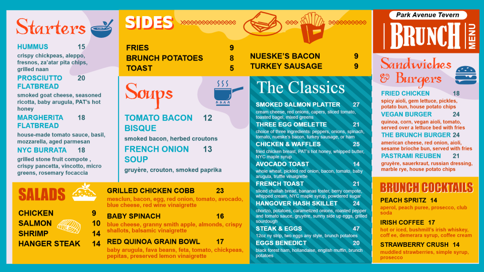 Editable Free Brunch Menu Template Editable Free Brunch Menu Template