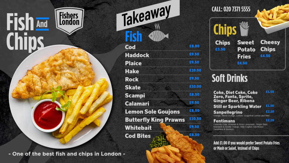 Editable Fish And Chips Menu Template Editable Fish And Chips Menu Template