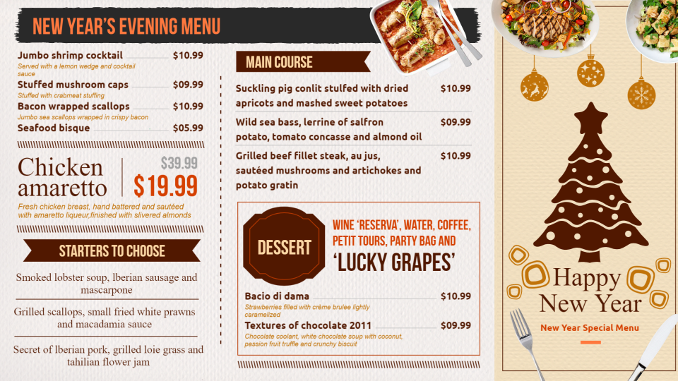 Bistro grill menuboard