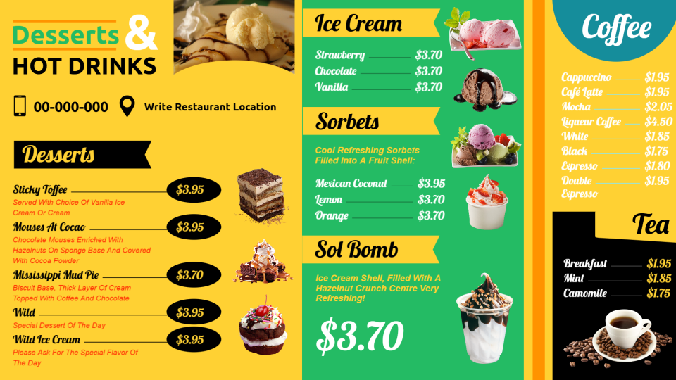 Catering menu boards1