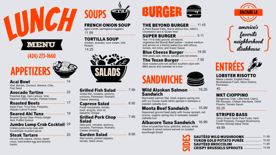 Lunch Menu Template0.1 Lunch Menu Template0.1