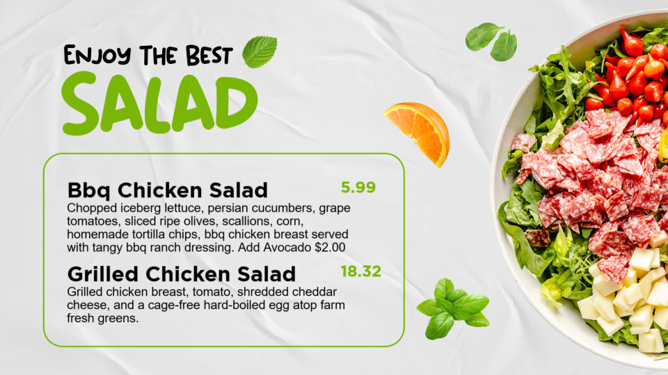 Salad Screen Wall 1 Salad Screen Wall 1