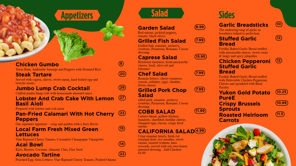 Pizza Menu Wall3 Pizza Menu Wall3