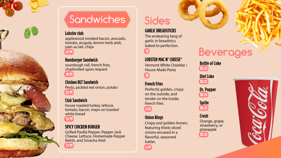 Hotdog Menu Wall-03 Hotdog Menu Wall-03