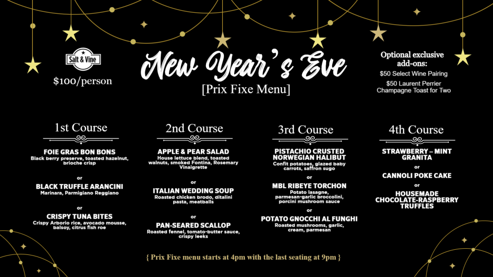 Editable New Year Menu Design Editable New Year Menu Design