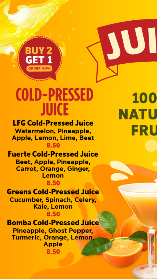 Juice Menu Wall-01 Juice Menu Wall-01