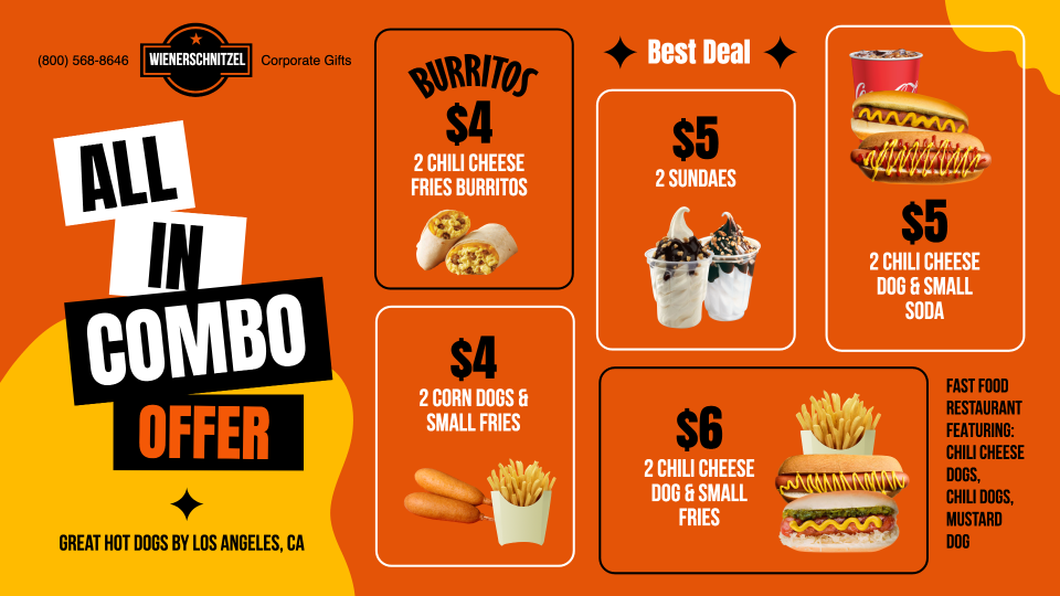 All Combo Menu Design