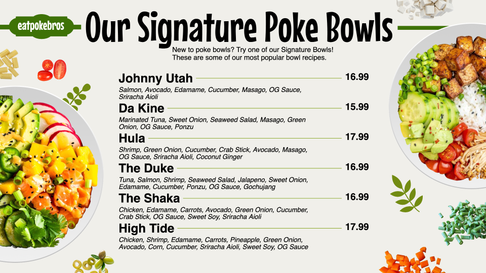 New Poke Menu