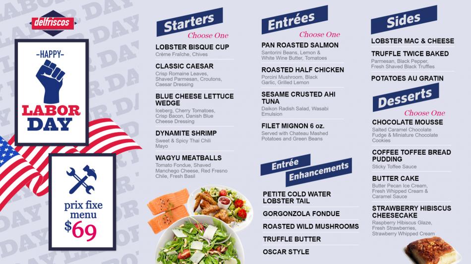 Labor Day Menu Design